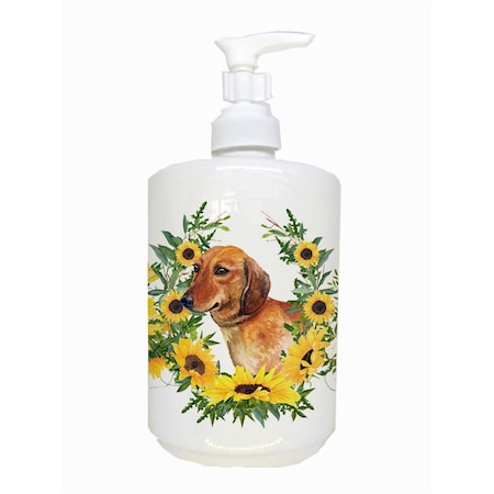 Carolines Treasures Dachshund Ceramic Soap Dispenser CK2844SOAP